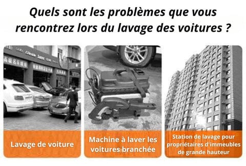 BONDABOU SHOP Pistolet électrique à haute pression pour le lavage des voitures 2 fois plus puissant que tout ce qu'il y'a sur le marché