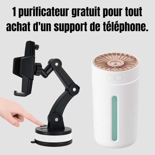 1 support acheter = 1 purificateur offert