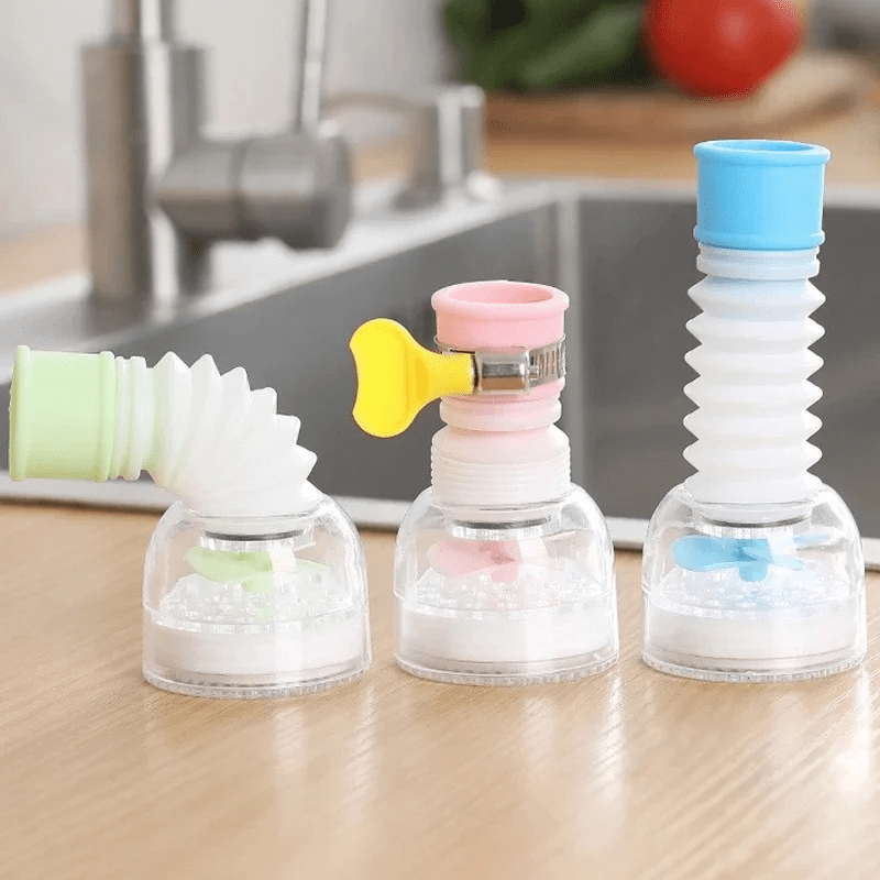 Filtre de Robinet Rotatif à 360°(Lots de 3 unité) : Une révolution pour votre évier de cuisine