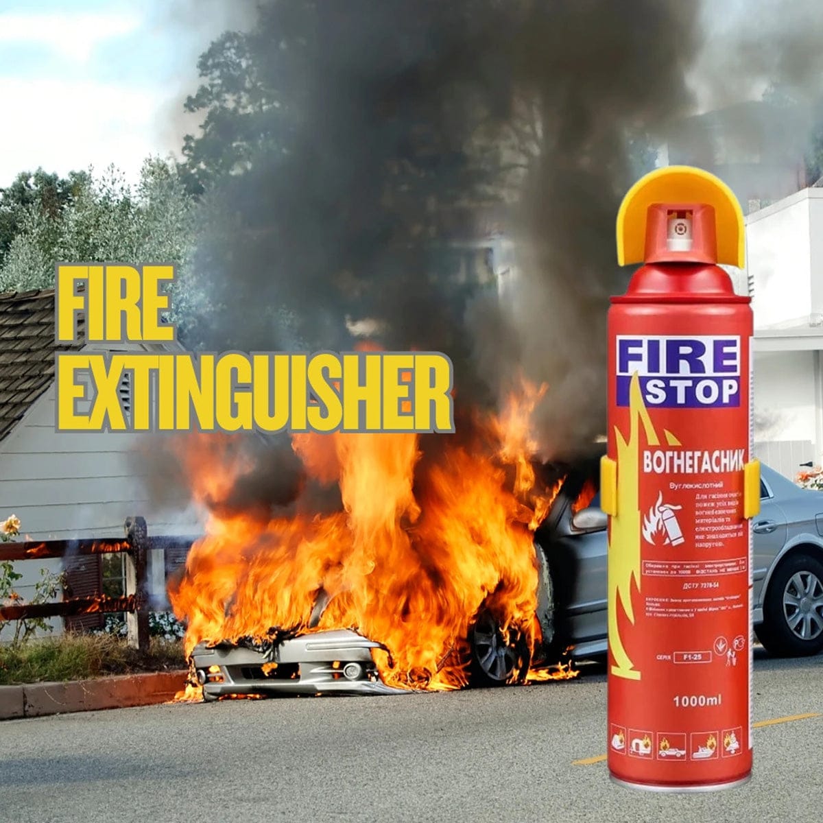 BONDABOU SHOP 🔥 Extincteur Portatif en Spray – Protection Instantanée Contre le Feu 🔥