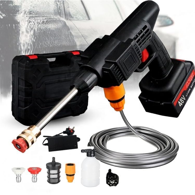 BONDABOU SHOP Pistolet électrique à haute pression pour le lavage des voitures 2 fois plus puissant que tout ce qu'il y'a sur le marché