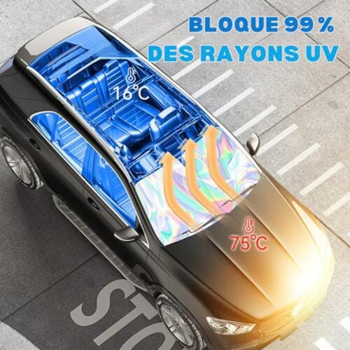 BONDABOUSHOP Pare-soleil pour pare-brise avant