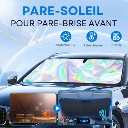 BONDABOUSHOP Pare-soleil pour pare-brise avant