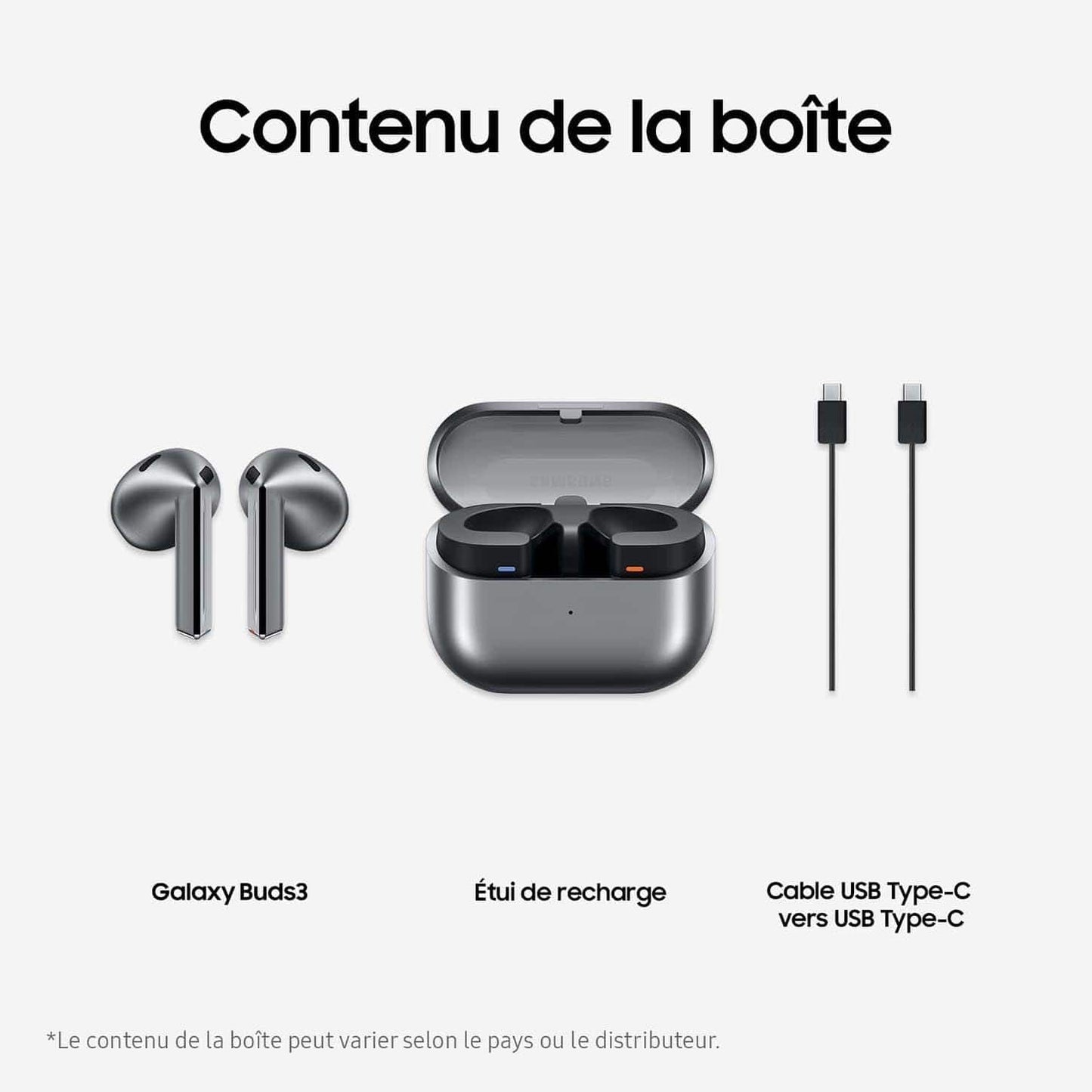 BONDABOUSHOP Samsung Galaxy Buds3, Écouteurs sans Fil