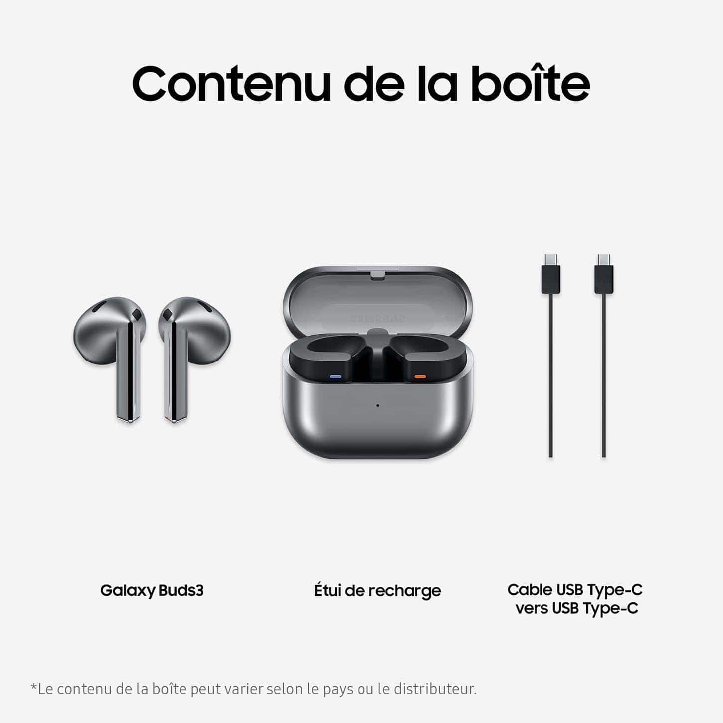 BONDABOUSHOP Samsung Galaxy Buds3, Écouteurs sans Fil