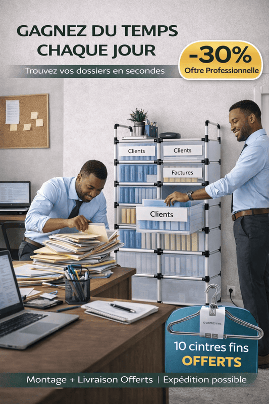 Saryna Etagère 7 Niveaux à 2 Battants: La Solution Intelligente pour Une Maison Enfin Organiser